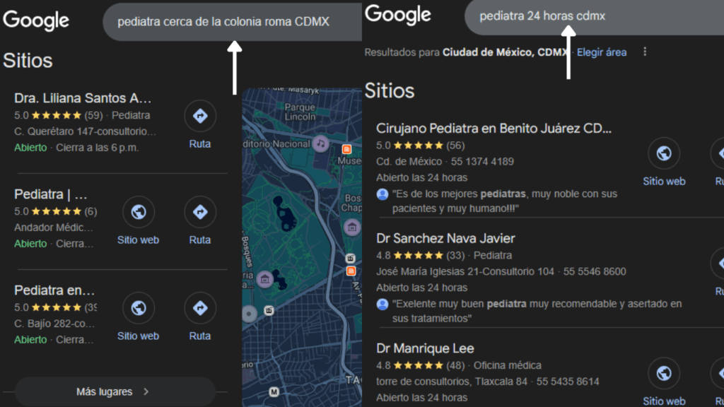 Categoría Google Maps